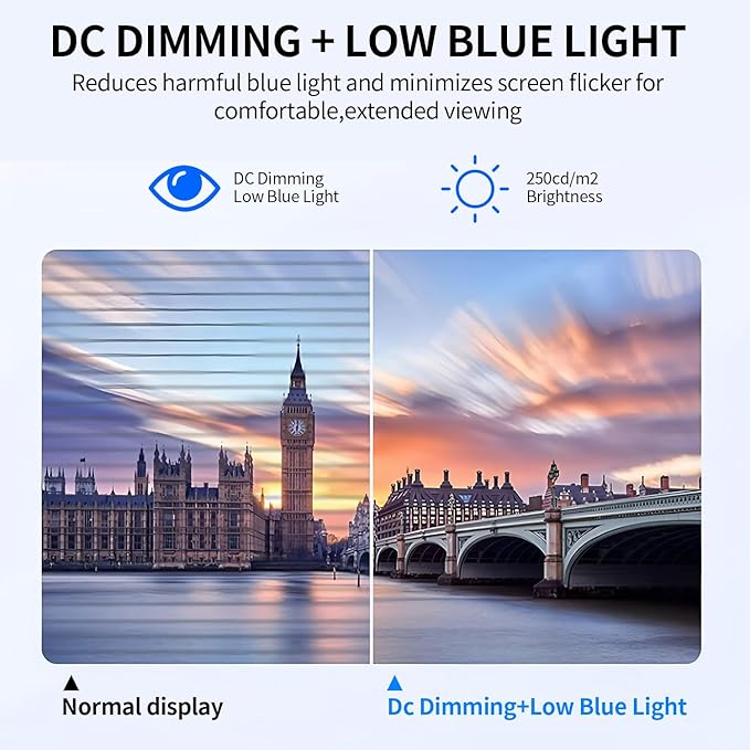 ZZA 32 Inch Computer Monitor 4K Monitor 60HZ UHD(3840 * 2160P) IPS Screen with Ultra-Thin BezelsHDR10HDMI/DP Ports Tilt Adjustable Eyecare Ideal for Business Office and Casual Gaming