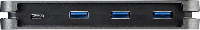 StarTech.com 4 Port USB C Hub - 3X USB-A/1x USB-C - 5Gbps USB 3.0 Type-C Hub (3.2/3.1 Gen 1) - Bus Powered - Portable USB-C to USB-A Adapter Hub - 11.2 (28.5cm) Cable w/Cable Management (HB30CM3A1CB)