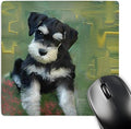 3dRose LLC 8 x 8 x 0.25 Inches Mouse Pad Miniature Schnauzer (mp_4158_1)