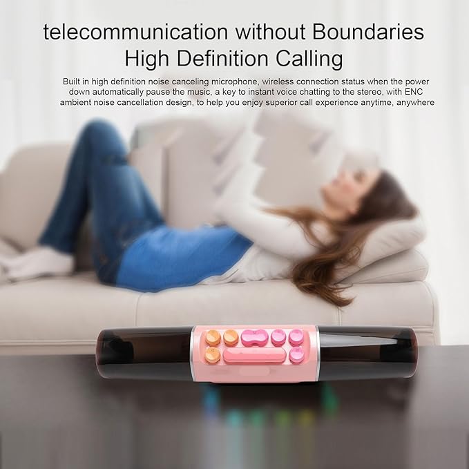 Zopsc Soundbar RGB PC Gaming Speakers HiFi Stereo Sound Computer Speakers 5.0 Soundbar with FM Radio 8 Mechanical Keys for Laptop Projector Phone (#2)