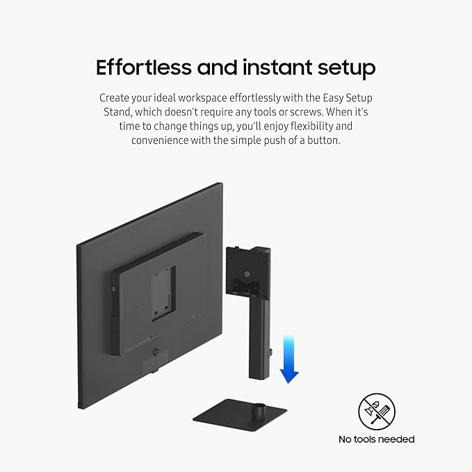 SAMSUNG 27-Inch ViewFinity S7 (S70D) Series 4K UHD High Resolution Monitor with HDR10 Multiple Ports Easy Setup Stand Advanced Eye Care LS27D702EANXGO 2024