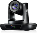 AI Auto Tracking NDI PTZ Camera 3G-SDI/USB3.0/HDMI/LAN IP PoE IP Live Streaming 20X Optical and 8X Digital Zoom Camera 1080P 60FPS for Church Services Worship Education Events vMix OBS YouTube