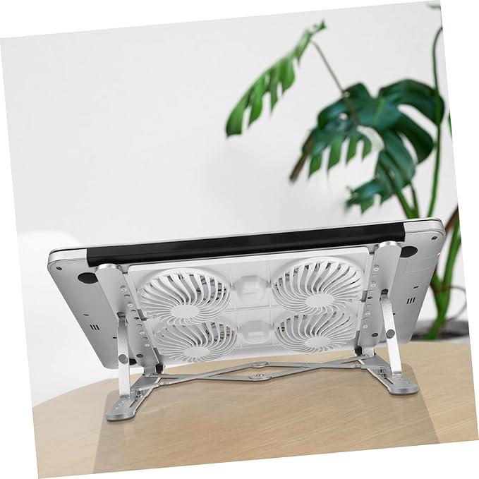 Laptop Cooling Stand Height Slip Design and Quiet Operation Compatible Laptop for Use