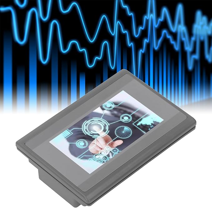 HMI PLC Touch Screen Display 4.3 Inch TFT LCD with ARM9 Processor for Industrial Control Monitoring Systems