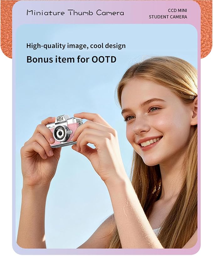 Lightweight Keychain Camera 25g Compact Size 1080P Video 32GB Storage Portable for Travel Parties Accessory Lightweight