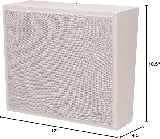 VALCOM V-1061-WH Talkback Wall Speaker - White (VC-V-1061-WH)