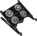 HOMSFOU 1Set Adjustable Laptop Cooling Pad with Fan Lightweight Notebook Stand for Efficient Heat Reduction and Comfortable Usage Skid Design for Stability and Portability
