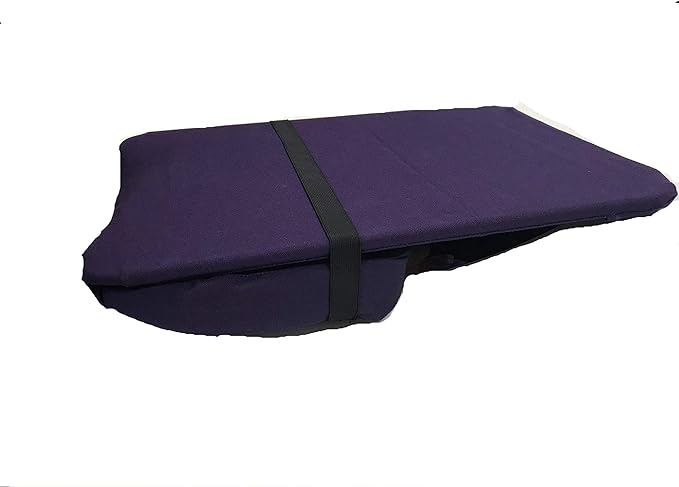 Original BackJack -MADE IN THE USA- Folding Tough Duck Purple Lightweight Floor Seating Chair for Gaming Families Parents Daycare Back Support Reading Yoga Meditation Dorm School