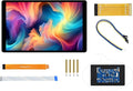 7inch DSI LCD Compatible with Raspberry Pi 5/4B/CM4/3B+/3A+/3B/Compute Module 5/CM5/CM4/CM3+/CM3 1280 x 800 Capacitive Touch Screen IPS Display Optical Bonding Toughened Glass Panel 10-Point Touch