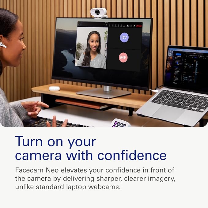 Elgato Neo Video-Lighting Bundle - Facecam Neo Full HD Webcam (Light Correction) Key Light Neo (Onboard Controls) - Video Calls Recording - Zoom Teams - Plug &amp Play on PC/Mac/Laptop/Ipad