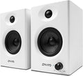 OHAYO 60W Computer Speakers for Gaming and Music Active Bluetooth 5.3 Stereo 2.0 Speakers for Desktop PC Monitor or Laptop Surround Sound Speaker 3.5 mm Aux RCA Input USB-Powered 1 Pair White