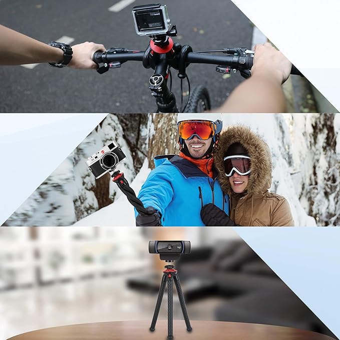 NexiGo Iris Kits 4K AI Webcam with 1/1.8 Sony_Sensor Onboard Flash Memory HDR PiP DSLR-Style Control Flexible Camera Tripod Stand Auto Framing/Tracking for Zoom/Teams/OBS and More