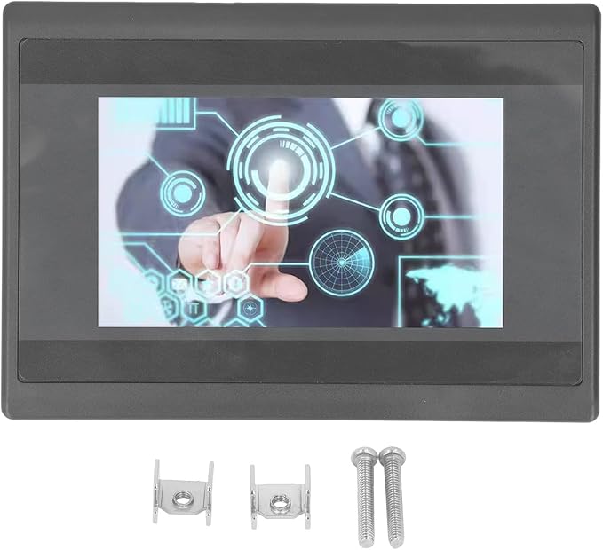 HMI PLC Touch Screen Display 4.3 Inch TFT LCD with ARM9 Processor for Industrial Control Monitoring Systems