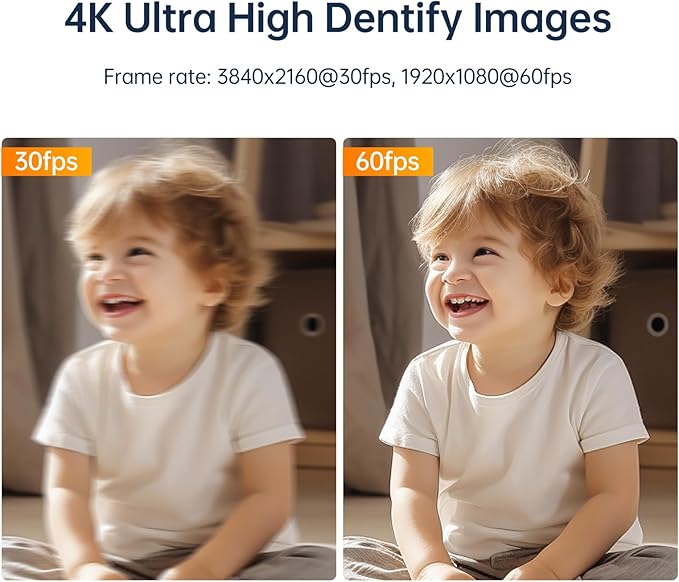 4K HD USB Camera 10X Optical Zoom 5-50mm Variable Lens 8MP Mini Web Camera with Microphones 1920x1080@60fps Manual Focus with 2 Image Formats MJPEG and YUY2 Compatible with Window XP/Vista/7/8/10