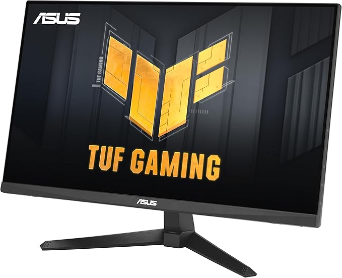 ASUS TUF Gaming 24” (23.8” viewable) 1080P Monitor (VG249QE5A) - FHD 144Hz Overclock to 146Hz IPS Extreme Low Motion Blur Sync 1ms Speakers Variable Overdrive DisplayWidget Center 3yr Warranty
