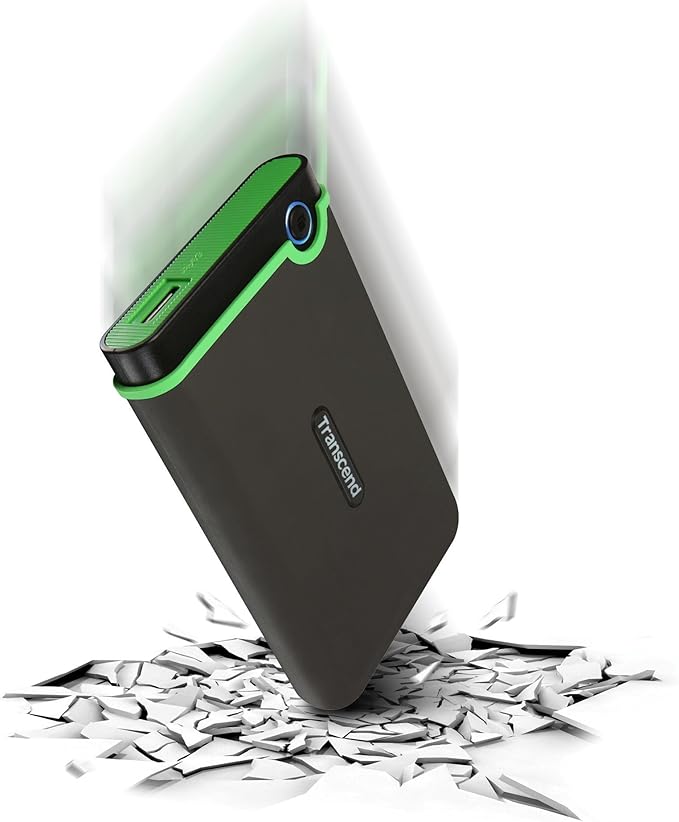 Transcend 2 TB StoreJet M3 Military Drop Tested USB 3.0 External Hard Drive (TS2TSJ25M3)