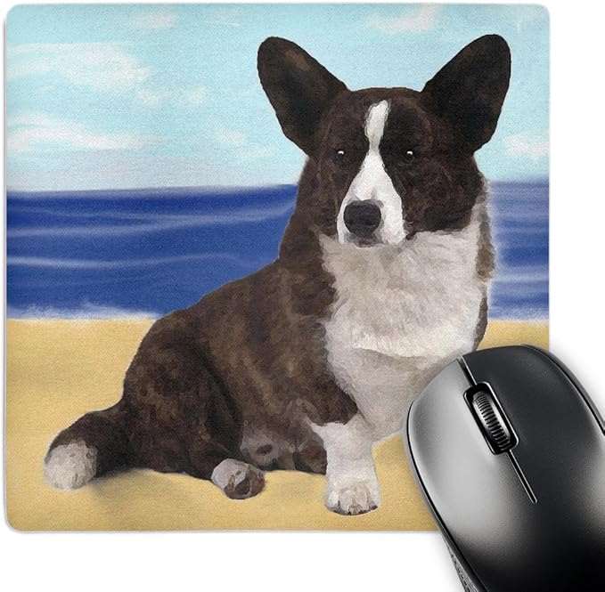 3dRose LLC 8 x 8 x 0.25 Inches Cardigan Welsh Corgi Mouse Pad (mp_4161_1)