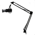 CAD PM1300 PodMaster™ SuperD usb Professional Broadcast / Podcasting Microphone with SuperD VOG Dynamic Capsule supplied with Broadcast Boom Mic Stand Black