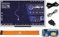 7inch IPS Display 1024x600 Pixel Integrated Thin and Light LCD with Adapter Board for Raspberry Pi/Jetson Nano/Windows/PC Support Windows/Linux/Android (No Touch Screen)