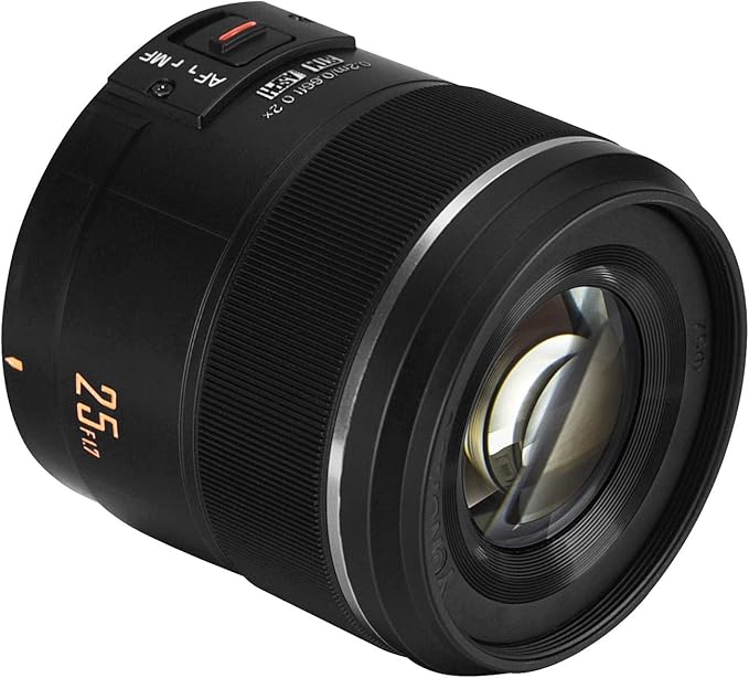 YONGNUO YN433 II 4K Live Streaming Camera w/ 25mm F1.7 Lens Interchangeable M43 Micro Four Thirds Support Android System for Panasonic LUMIX Professional Camera Lens
