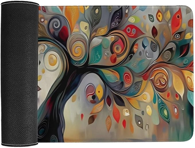 Tree of Life Mouse Pad Gaming Mousepad 30 x 16 Inch Large Desk Mat Keyboard Pads Extend Long XL Mouse Mat with Non-Slip Base Desk Accessories for Home Office Keyboard Mouse