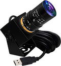 ELP 4K USB Camera with Microphone 5-50mm Varifocal Lens Manual Zoom Webcam 8MP IMX317 Sensor 3840x2160@30fps UVC for Windows Linux Mac Raspberry Pi etc.