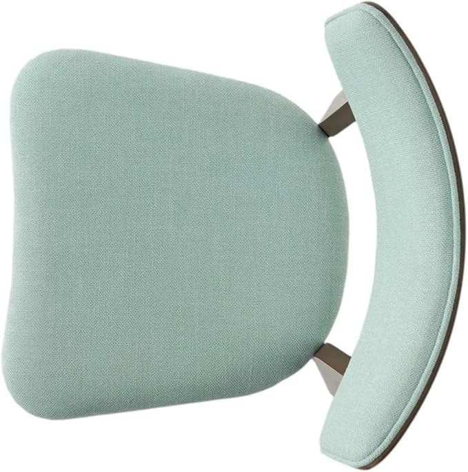 Adjustable Office Computer Chair with Armrest 1pcs Modern Style Upholstered Fabric Indoor Rubber Wood Frame Comfortable Dining Chairs