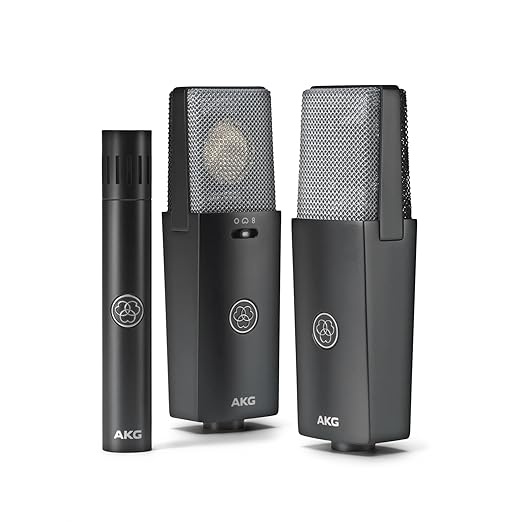 AKG Professional C151 Small Diaphragm Cardioid Condenser Microphone – XLR Studio Mic for Podcasting Streaming Broadcasting &amp Music Recording High SPL Handling Sustainable Design