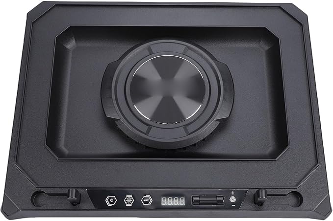 RGB Gaming Laptop Cooling Pad Industrial Fan with 7 Colors 10 Lighting Modes 5 Heights 4 USB Ports for 15.6 to 19 Inches Laptops