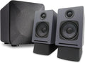 Audioengine A1 Computer Speakers with Subwoofer S6 and DS1 Stands