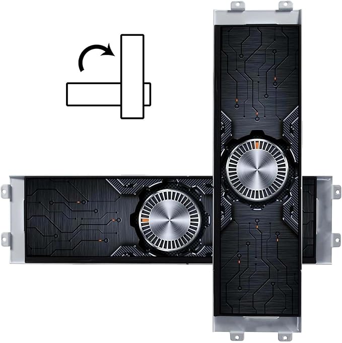 VSDISPALY 12.6 Inch IPS 1920x515 LCD Screen Supports Video Input Second Monitoring for D41 Computer PC Case DIY Extra LCD Display