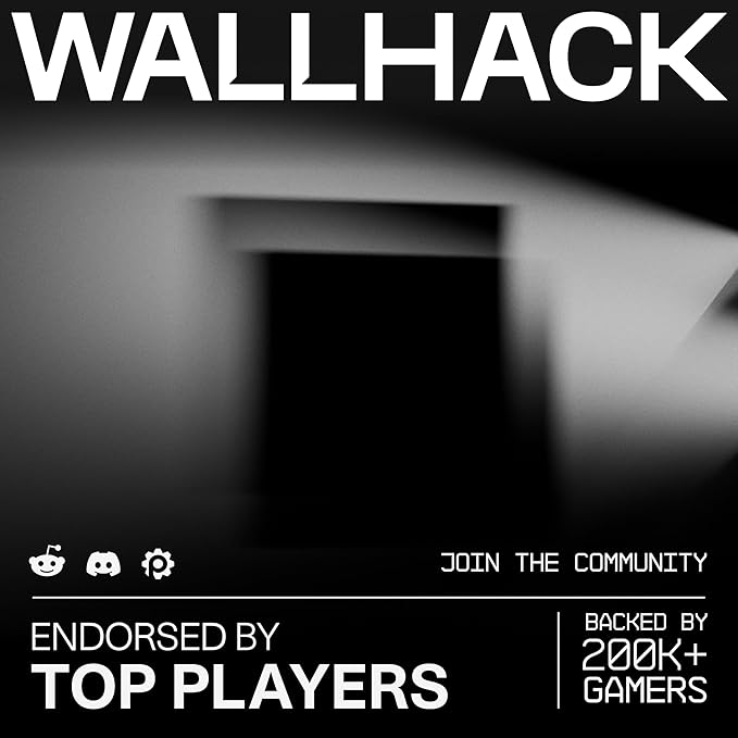 Wallhack Gaming Pro Sleeve | Low-Friction High Comfort Performance | Improve comfort on cloth and glass mouse pads | Full sleeve Design Exposed hand S/M Black