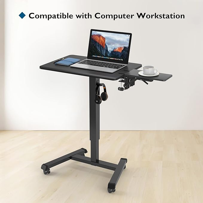 BONTEC Desk Extender Tray 11.8x5.9 Table Mount Arm Wrist Rest Shelf 90°Foldable Elbow Support Clamp on Computer Arm Rest for Desk Office &amp Home Use Durable &amp Easy to Install
