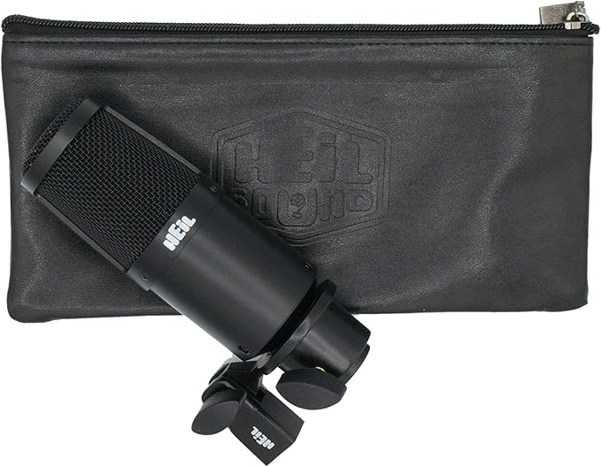 Heil PR 30 Dynamic XLR-Microphone for Video Podcast Live Sound Instrumentals Recording and Broadcast Wide Frequency Response Smooth Sound Superior Rear Noise Rejection - Black