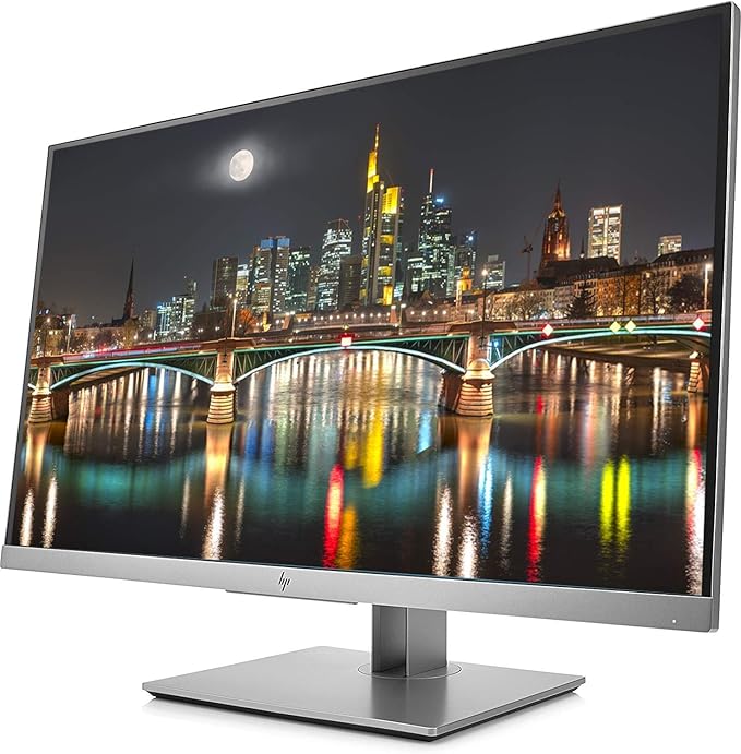 HP Business EliteDisplay E273 27 Inch Screen Full HD LED-Lit Black/Silver Monitor 2-Pack