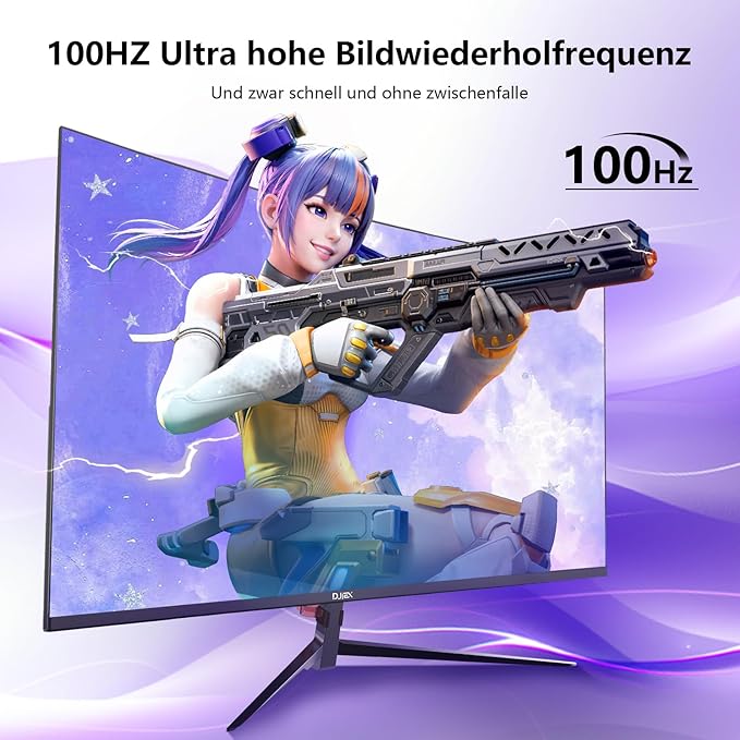 27 inch Curved Monitor 100Hz Computer MonitorFHD 1080pHDR99% sRGB1800RVESA Compatiblefor TabletDesktopNarrow Bezels on Three Sides Blue Light FilterLaptop and PC Work Gaming