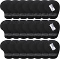 20 Pieces Ergonomic Mouse Pad with Wrist Support Gel Mouse Pad with Wrist Rest Black Pain Relief Comfortable Gaming Memory Foam Non Slip PU Base for Computer Laptop Home Office Travel