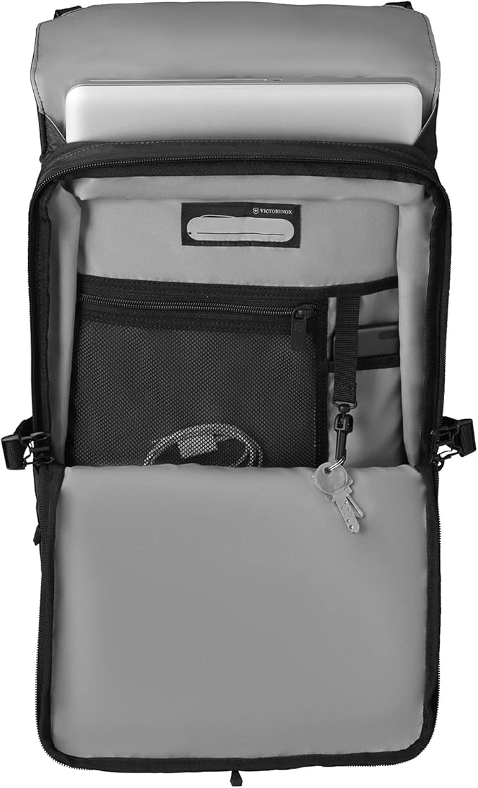 Victorinox Altmont Original Flap Over Laptop Backpack Business 15.6 Inches Flap-Over Type Slim Expanded Function Unisex 16L Black one szie