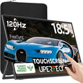 UPERFECT Portable Monitor 18.5-inch 120HZ Touchscreen 100% sRGB w/VESA &amp Stand 180° Adjustable Ultra-Slim &amp Lightweight Frameless FHD FreeSync IPS HDR Gaming Display Travel Second Monitor for