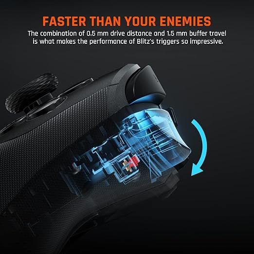 Wired Pc Gaming ControllerBIGBIG WON Nintendo Switch pro Controller for tears of the kingdom Game6-Axis Gyroone key Wake-upMacroTurbo Dual Shock Custom ButtonsRGB Light for pc/switch lite/PS4