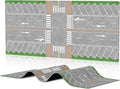 XXL 1/64 Scale Parking Lot Mouse Pad 90x40cm Non-Slip Rollable Desk Mat | Large Diorama Playmat for Hot Wheels Matchbox Mini GT Tarmac Inno64 and Diecast Car Collectors Kids and Gamers