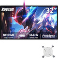 P32K 32 inch FHD (3840 x 2160) 4K 144HZ Gaming Monitor IPS Black Panel 1.07 Billion Colors 99% sRGB 5msHDR10G-Sync FreeSyncHDMIDPVESA178° Viewing Angle (Honeycomb - Without Stand)
