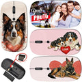 maizi Custom Wireless Mouse for Laptop Mac Computer Personal Laptop Wireless Mice for 10002720 Red Roses Over Dark b 2.4G Portable with USB Receiver Printed in USA