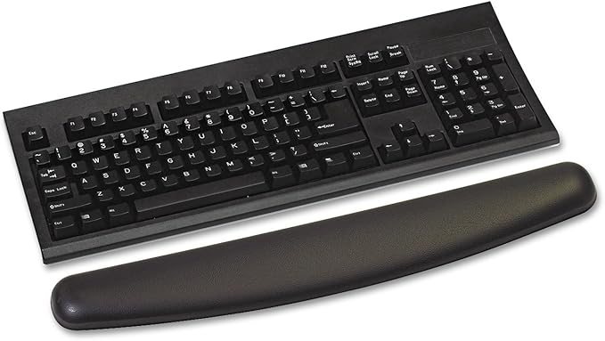 3M WR309LE Wrist Rest Nonskid Base 18-Inch Wx2-1/2-Inch Dx3/4-Inch H Black
