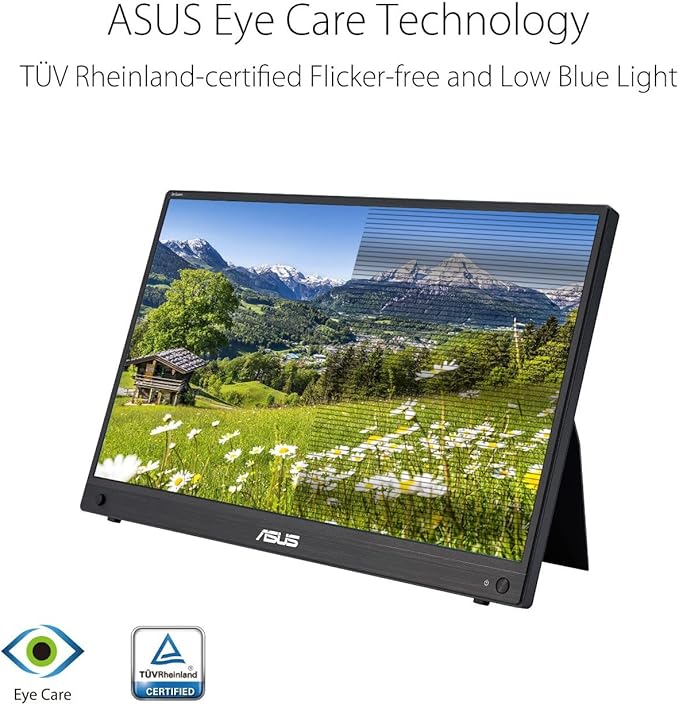 ASUS ZenScreen MB16AHG 16 Inch Portable Monitor BLACK (Renewed)