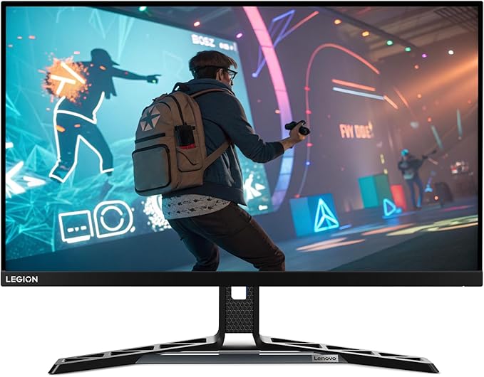 Lenovo Legion Y27q-30 Monitor - 2025 - Gaming Monitor - 27 QHD IPS Display - Overclocked 180z - Lenovo Artery Software - AMD FreeSync™ Premium - 0.5ms MPRT - Raven Black NearEdgeless Design