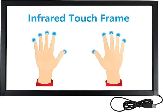 32 Inch Interactive 10 Points Infrared IR Touch Screen Overlay Frame Free Driver
