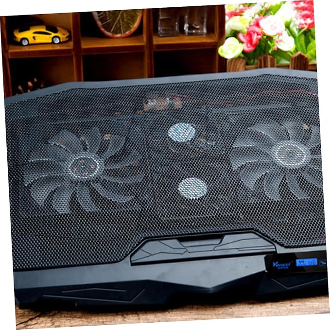 Angoily Laptop Cooler Stand Cooling Pad for 14-17.3 Inches Silent Notebook Cooling Fan Foldable Stand