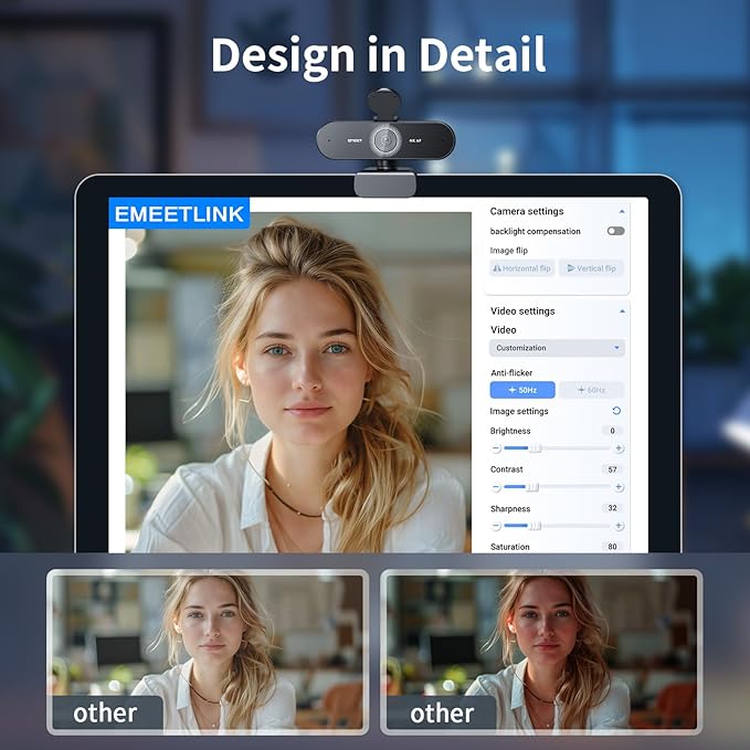 EMEET NOVA 4K PDAF Autofocus and C9501080P Webcams