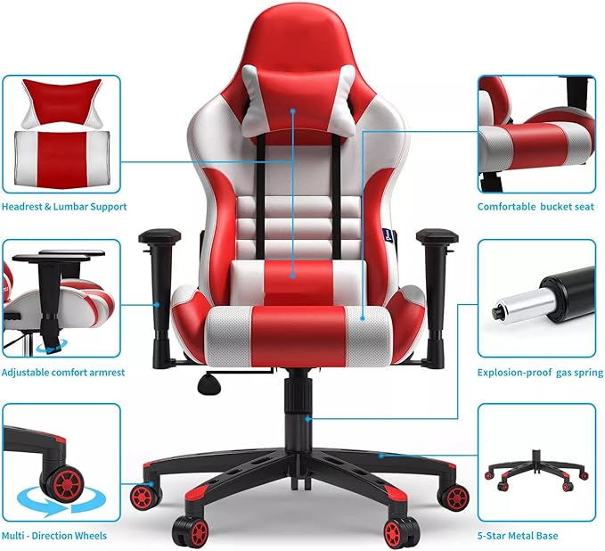Office Chair Gaming Chair Computer Chair Game Chairs Adjustable Office Chair Ergonomic Computer Armchair Gaming Chair LOL Computer Chair Cafe